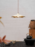 Artisan Concrete Petal Pendant Light for Modern Interiors