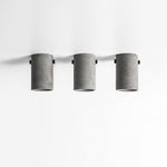 Artisan Concrete Ceiling Light with GU10 Socket, Modern Minimalist Flush Mount for Bedroom and Living Room