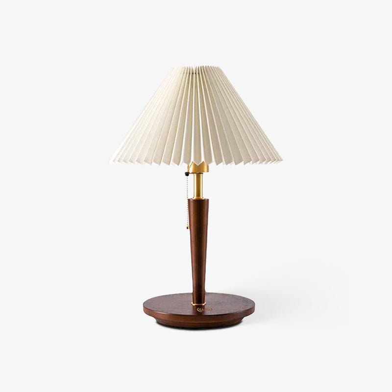 Cone_Pleated_Fabric_Table_Lamp