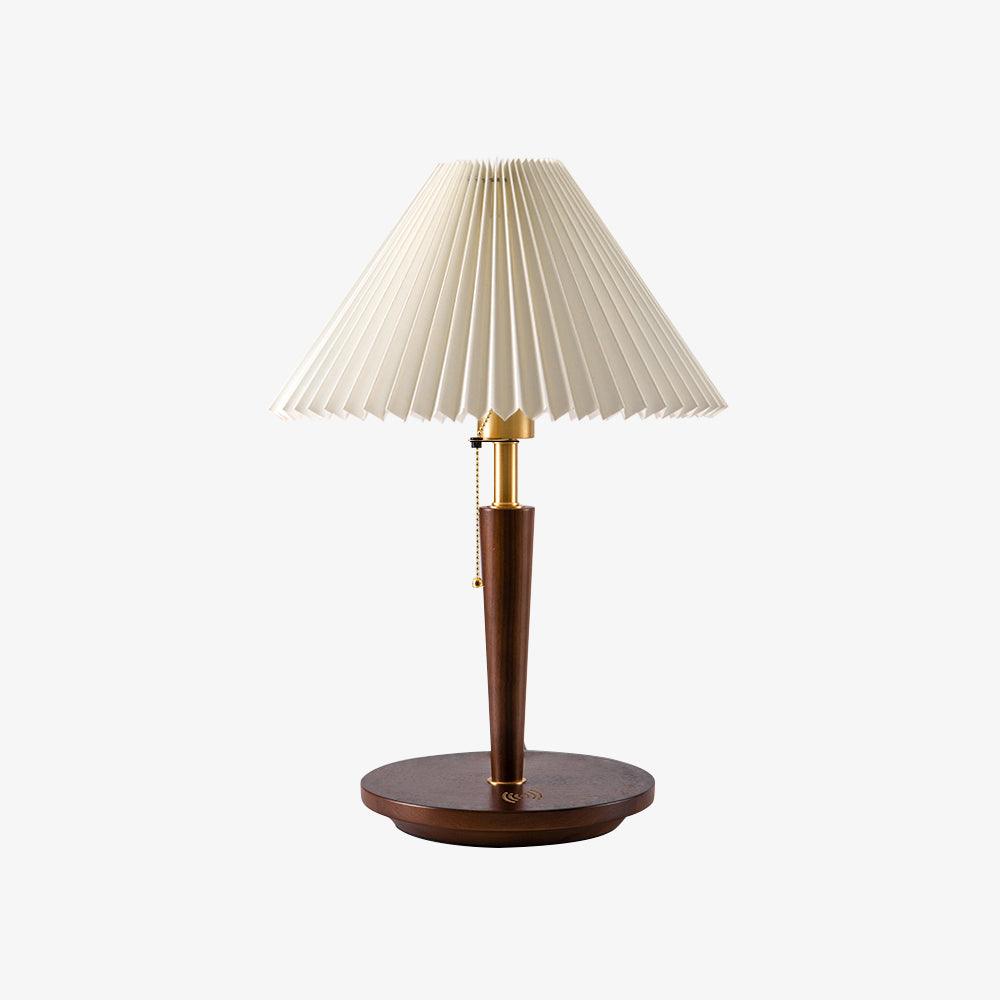 Cone_Pleated_Fabric_Table_Lamp