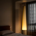 Cone Wooden Floor Lamp – Modern LED Floor Light for Living Room & Bedroom