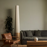 Cone Wooden Floor Lamp – Modern LED Floor Light for Living Room & Bedroom