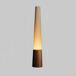 Cone Wooden Floor Lamp – Modern LED Floor Light for Living Room & Bedroom