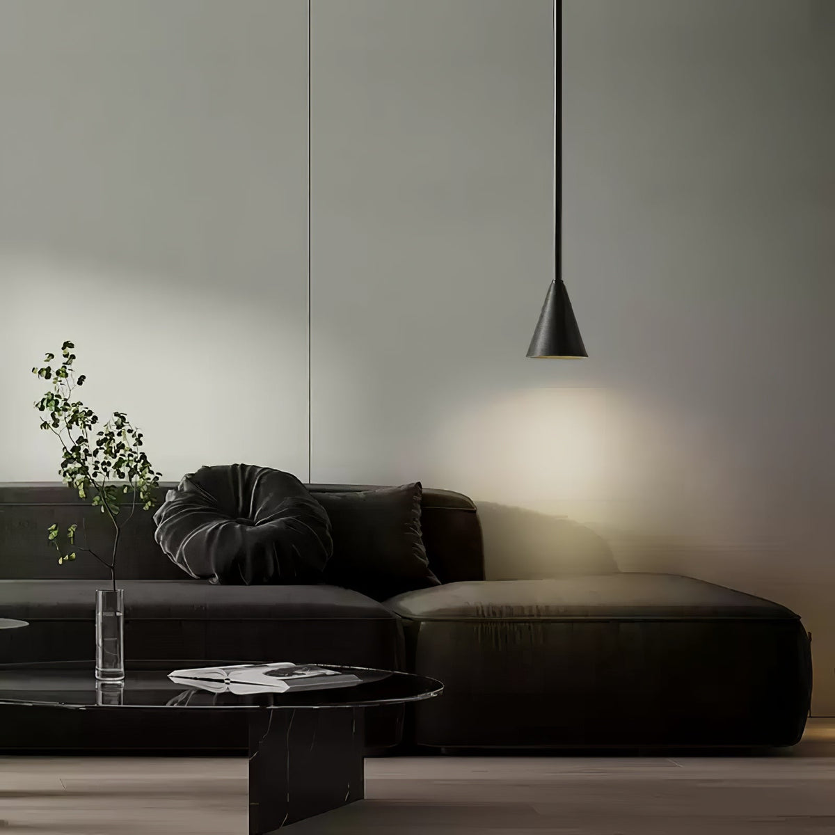 Conica Brass Pendant Light
