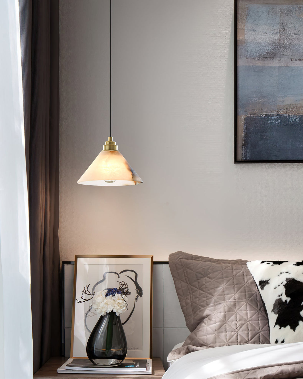 conical-brass-pendant-lamp