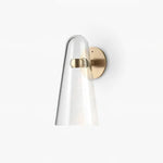 Articolo Conical Glass LED Wall Sconce for Modern Interiors