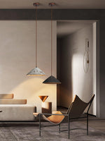 Ceramic Whisper Pendant Light – Artisan Minimalist Hanging Lamp for Modern Interiors