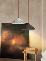 Ceramic Whisper Pendant Light – Artisan Minimalist Hanging Lamp for Modern Interiors