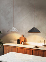 Ceramic Whisper Pendant Light – Artisan Minimalist Hanging Lamp for Modern Interiors