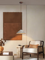 Ceramic Whisper Pendant Light – Artisan Minimalist Hanging Lamp for Modern Interiors