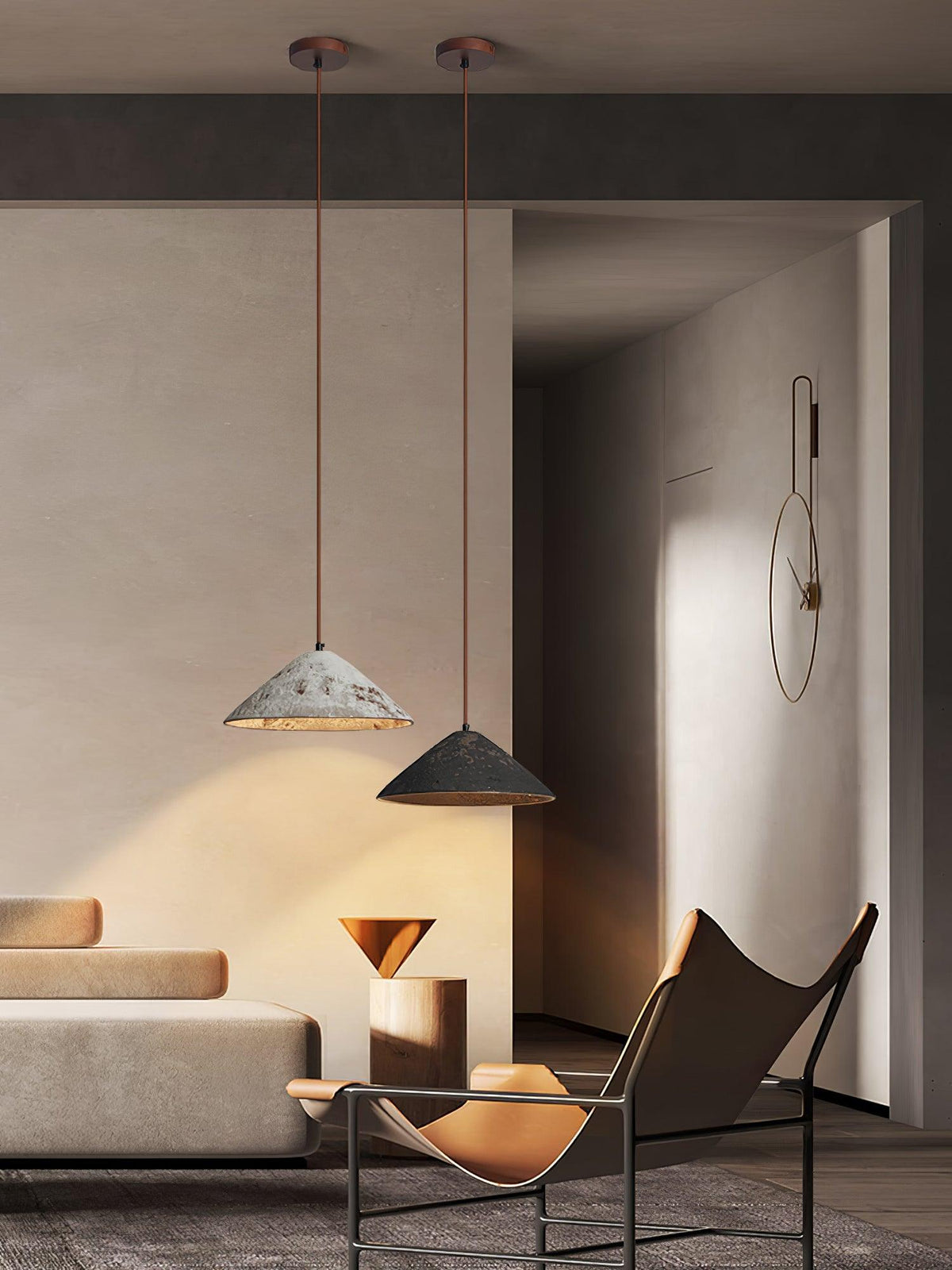 Ceramic Whisper Pendant Light – Artisan Minimalist Hanging Lamp for Modern Interiors