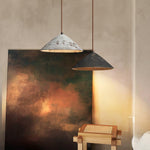 Ceramic Whisper Pendant Light – Artisan Minimalist Hanging Lamp for Modern Interiors