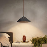 Ceramic Whisper Pendant Light – Artisan Minimalist Hanging Lamp for Modern Interiors