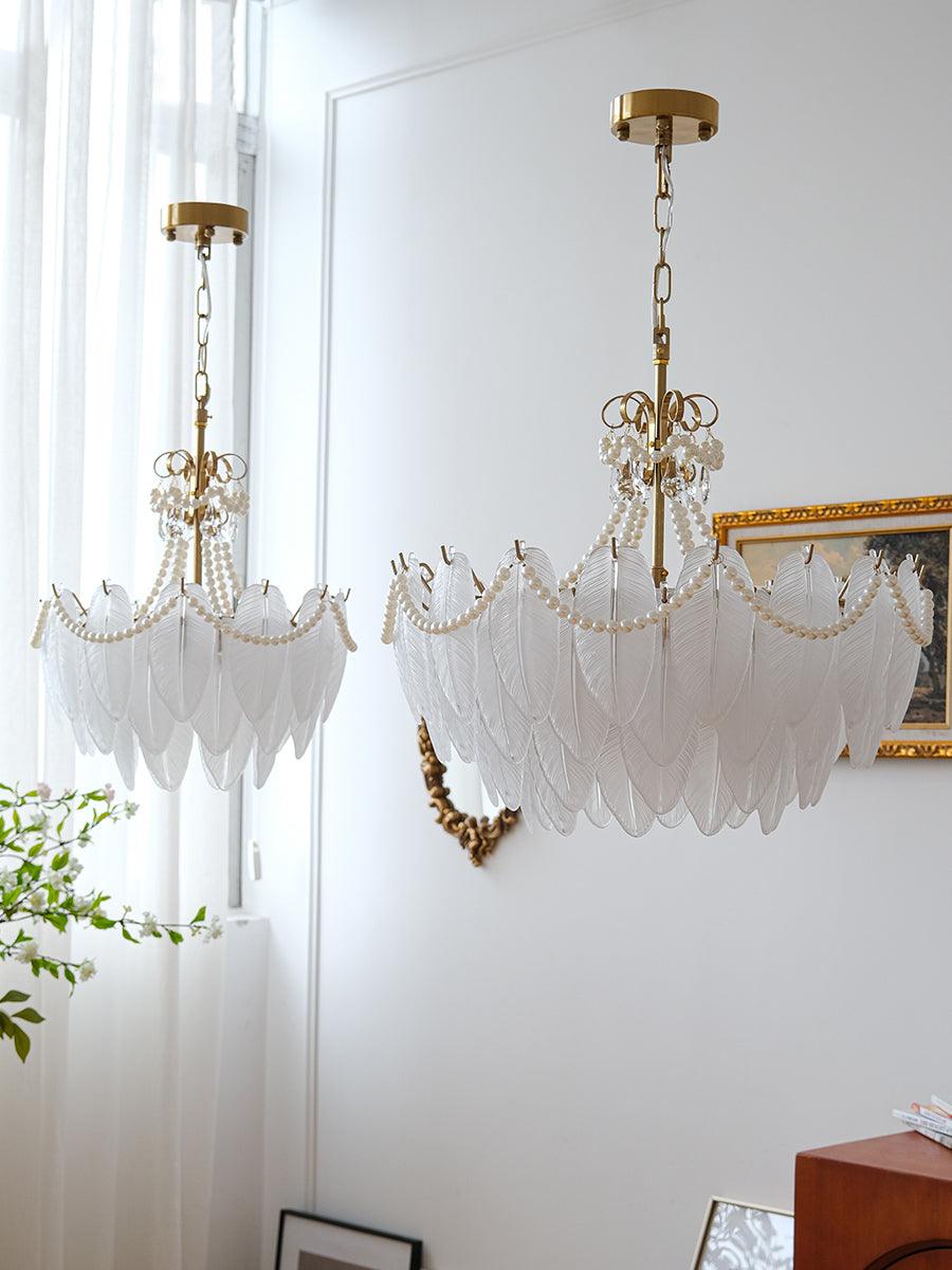 contemporary-leaves-glass-chandelier