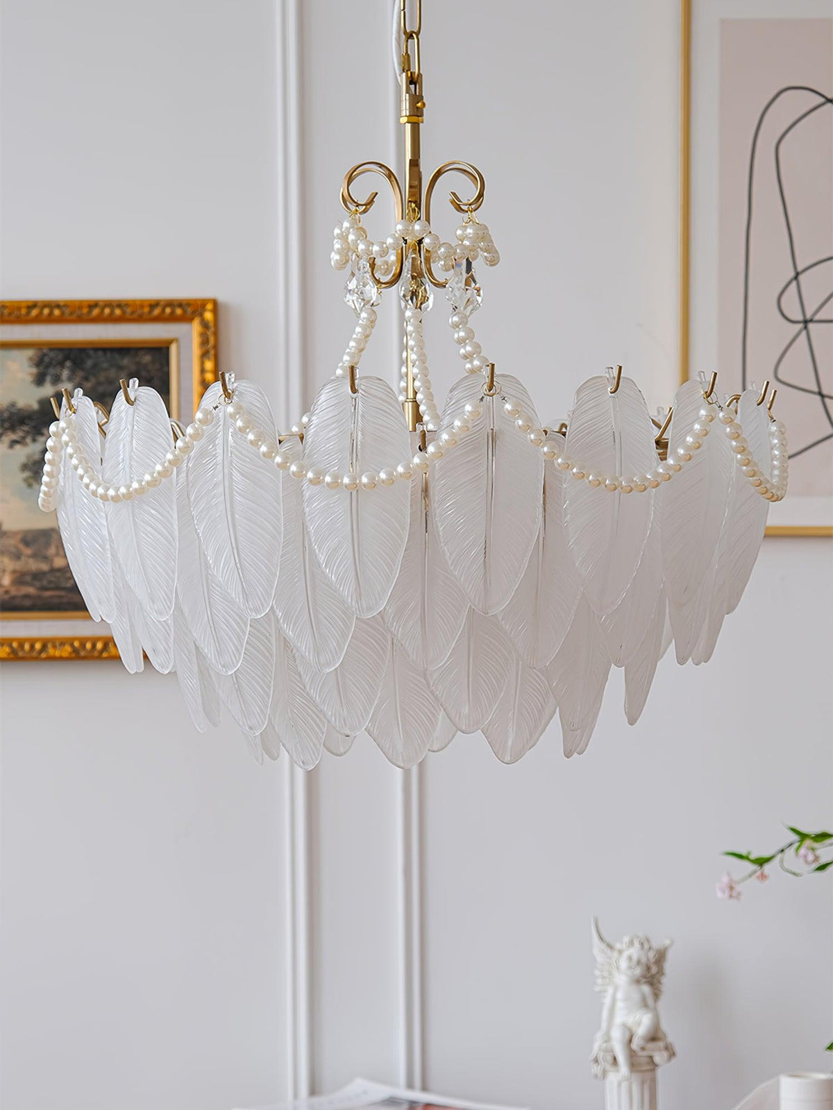 contemporary-leaves-glass-chandelier