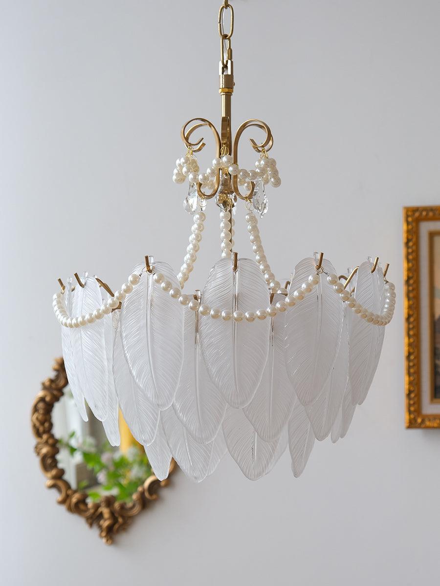 contemporary-leaves-glass-chandelier