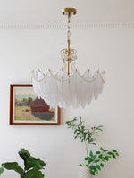 contemporary-leaves-glass-chandelier