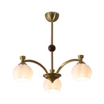 Corinne Arc Chandelier – Modern Curved Glass Pendant Light for Dining Room and Living Room