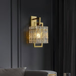 Corrugated Brass Wall Light