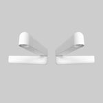 Fuse LED Wall Sconce with USB Charging Port for Bedside and Reading