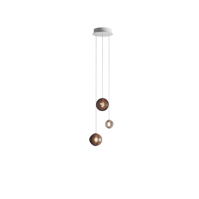 Cosmic Sphere Cascade Chandelier – Modern Glass Pendant Light for Dining Room and Living Room