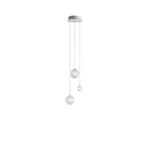 Cosmic Sphere Cascade Chandelier – Modern Glass Pendant Light for Dining Room and Living Room