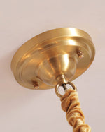 Court Ceramic Copper Chandelier