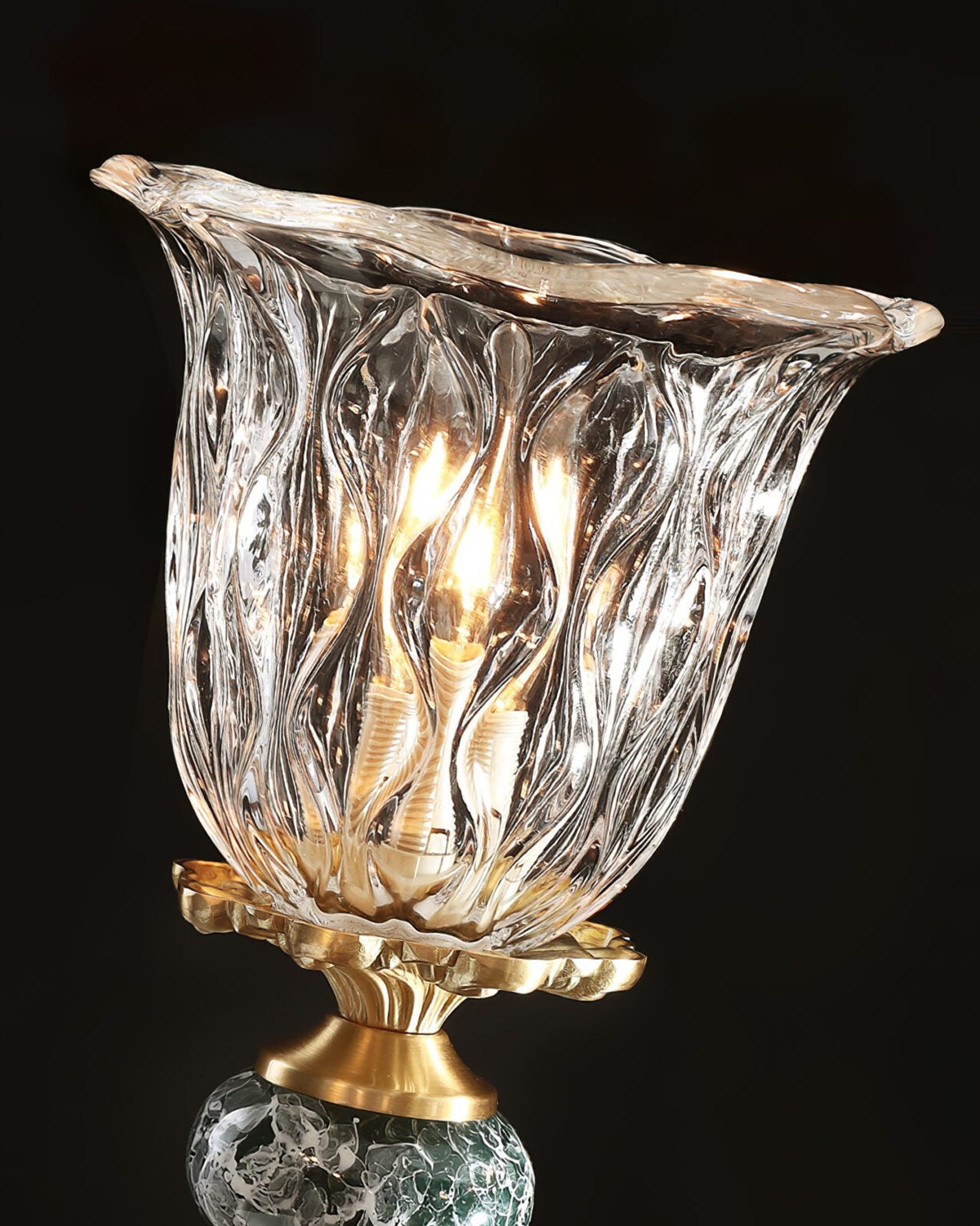 Court Ceramic Copper Chandelier