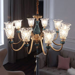 Court Ceramic Copper Chandelier