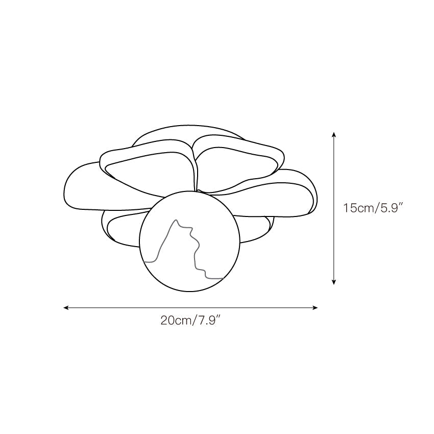 cream-bloom-flower-ceiling-lamp
