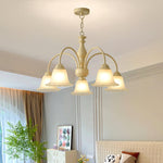 cream-flower-chandelier