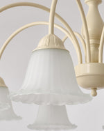 cream-flower-chandelier