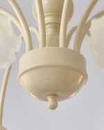 cream-flower-chandelier