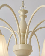 cream-flower-chandelier