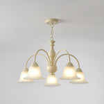 cream-flower-chandelier