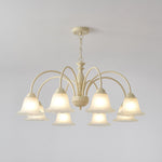cream-flower-chandelier