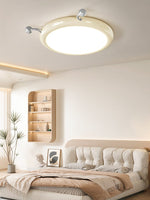 Cream Puff Flush Mount Ceiling Light – Modern Scalloped LED Fixture