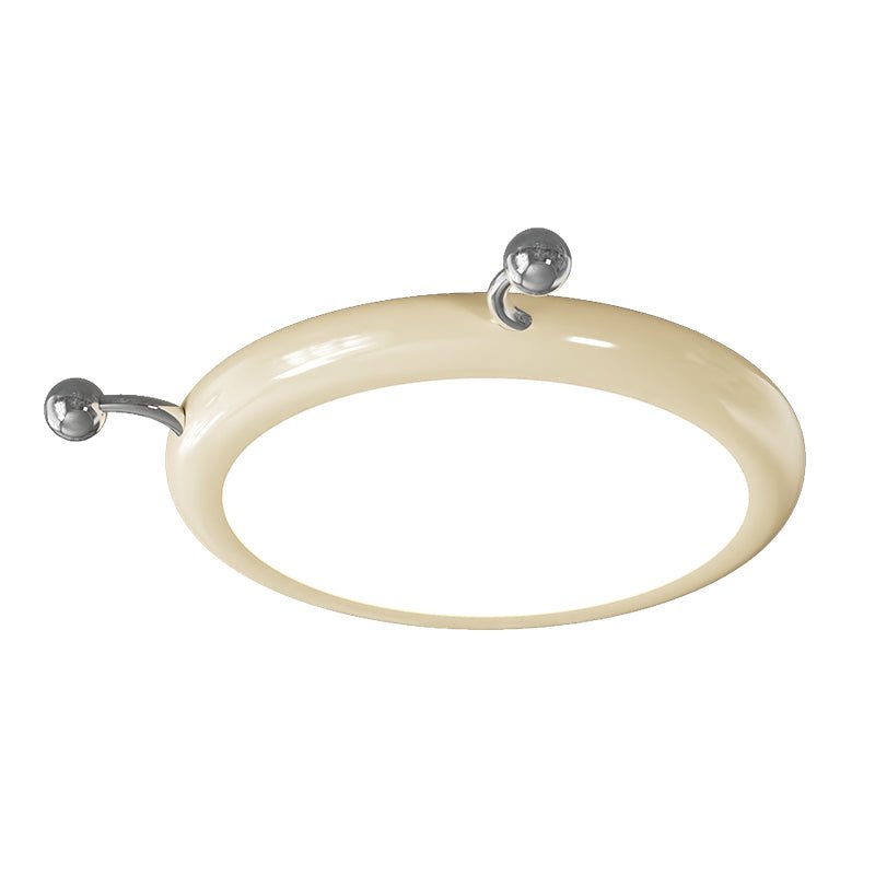 Cream Puff Flush Mount Ceiling Light – Modern Scalloped LED Fixture