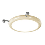 Cream Puff Flush Mount Ceiling Light – Modern Scalloped LED Fixture