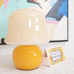 Creamy Mushroom Table Lamp