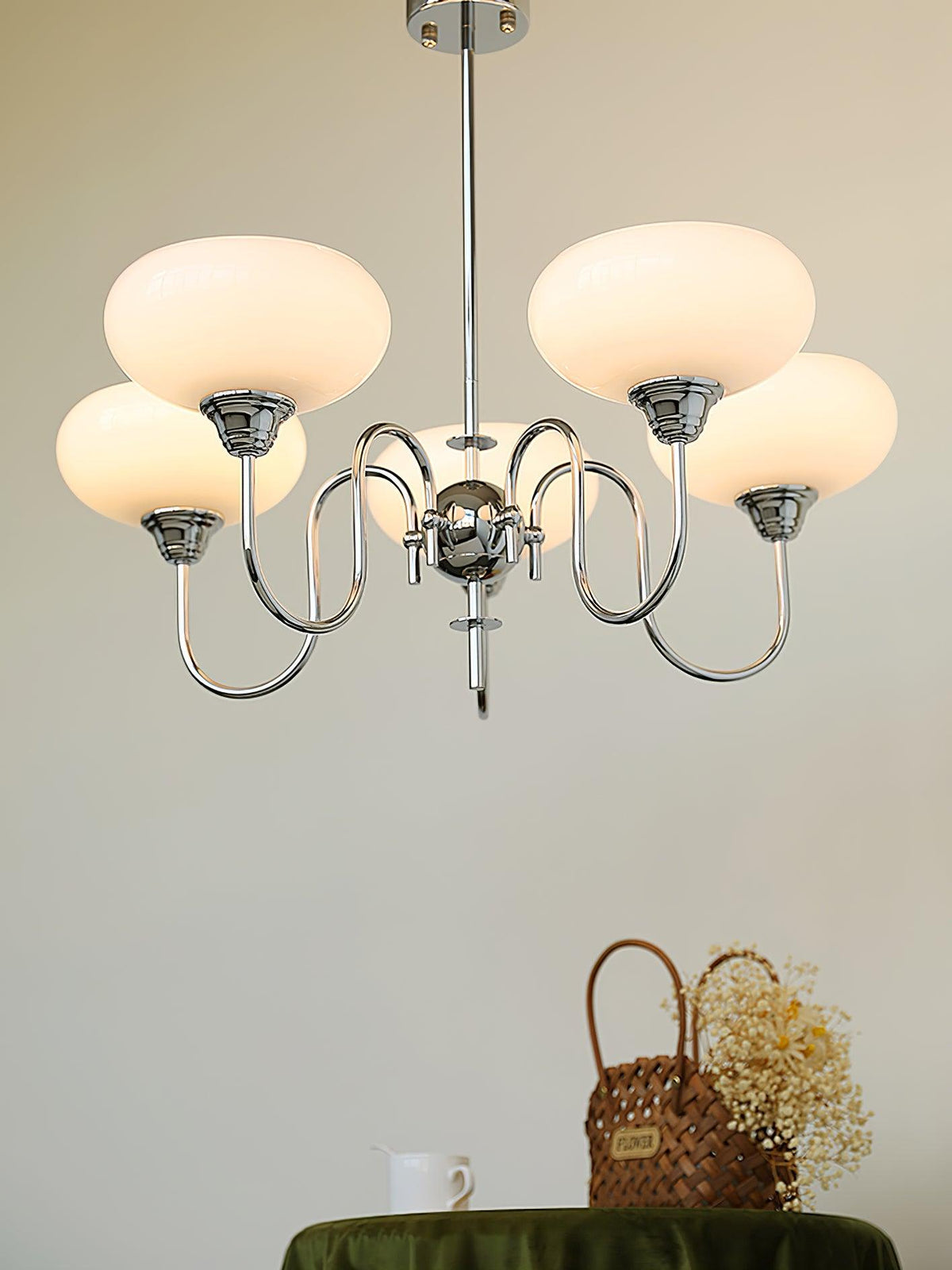 Creamy Persimmon Chandelier - ailampplus