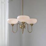 Creamy Persimmon Chandelier - ailampplus