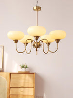 Creamy Persimmon Chandelier - ailampplus
