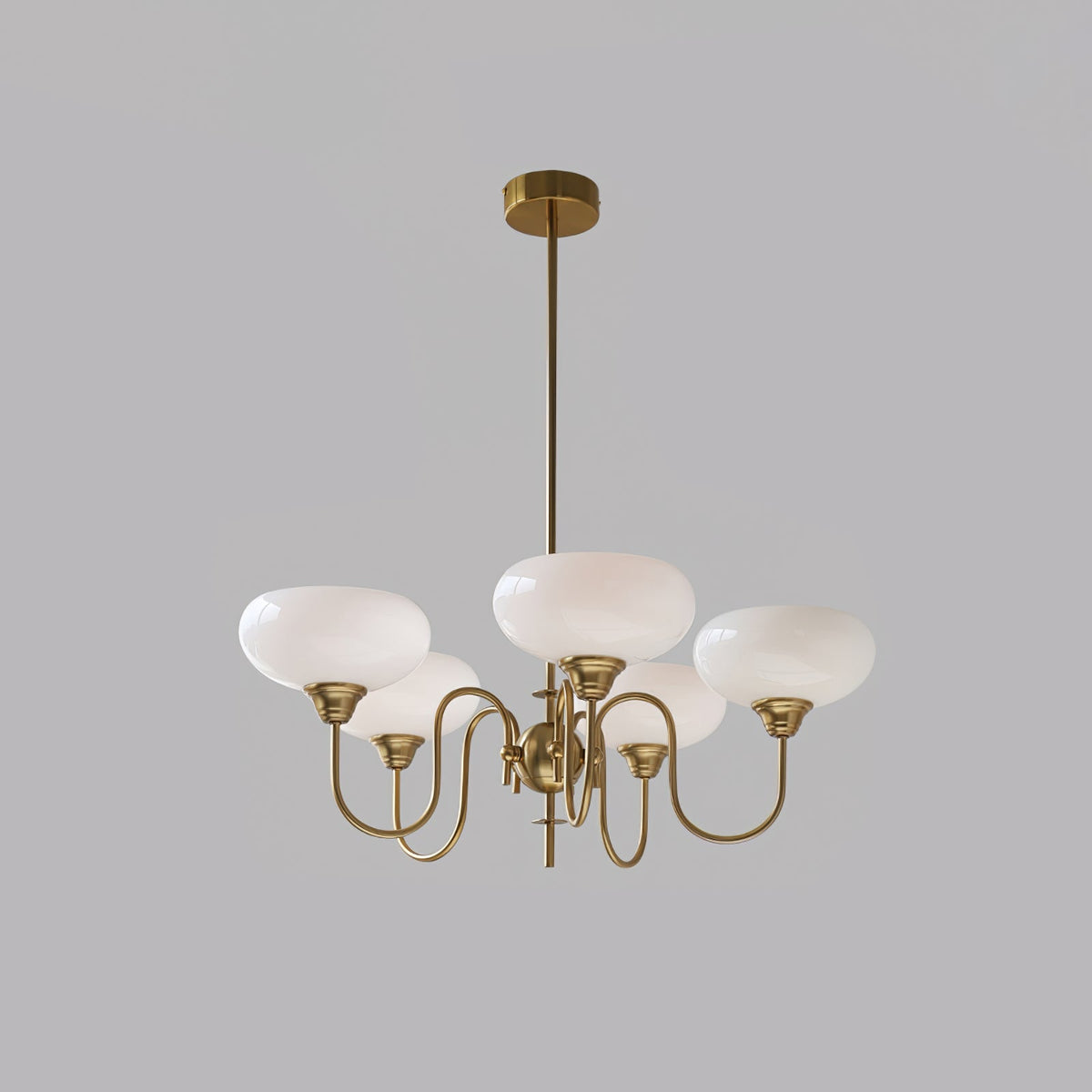 Creamy Persimmon Chandelier - ailampplus
