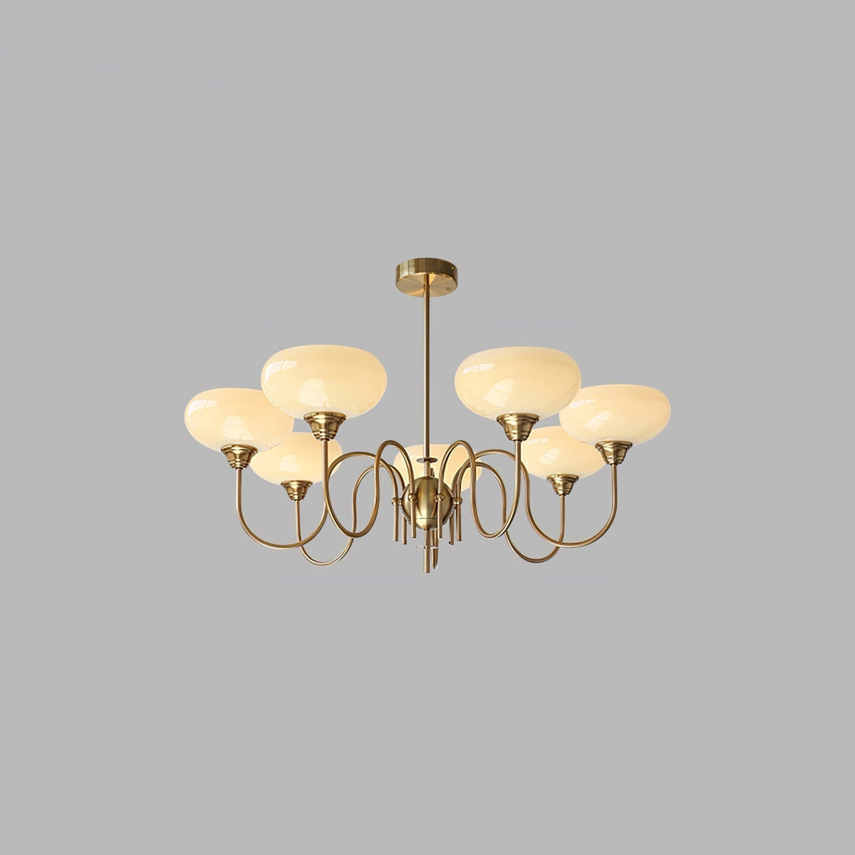 Creamy Persimmon Chandelier - ailampplus