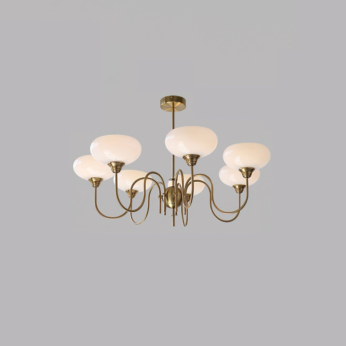 Creamy Persimmon Chandelier - ailampplus