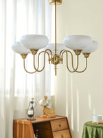 Creamy Persimmon Chandelier - ailampplus