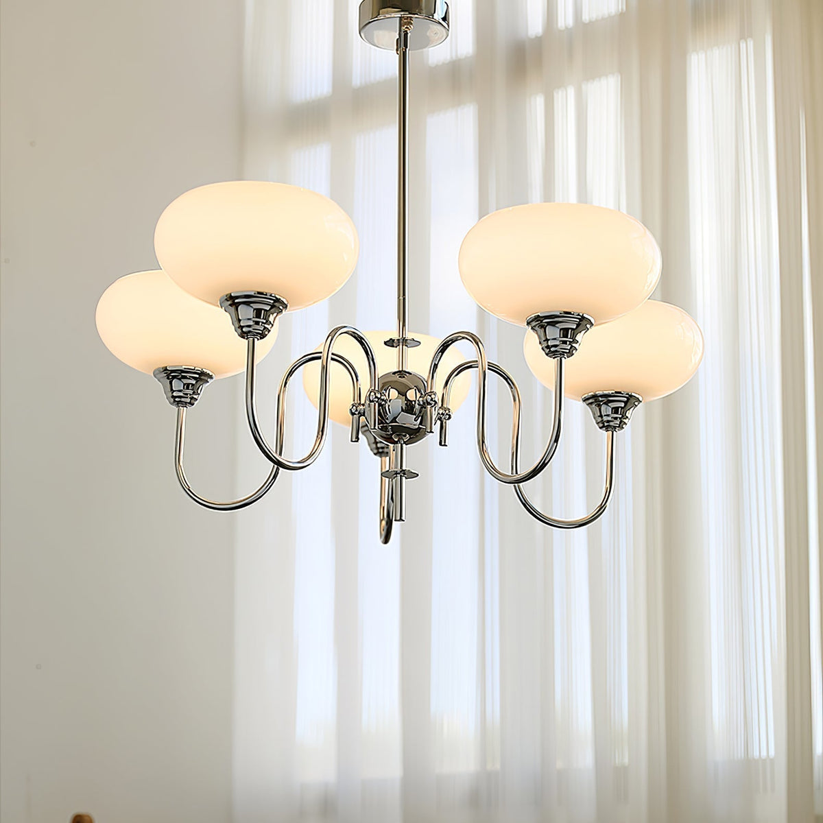 Creamy Persimmon Chandelier - ailampplus