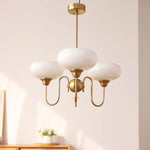 Creamy Persimmon Chandelier - ailampplus