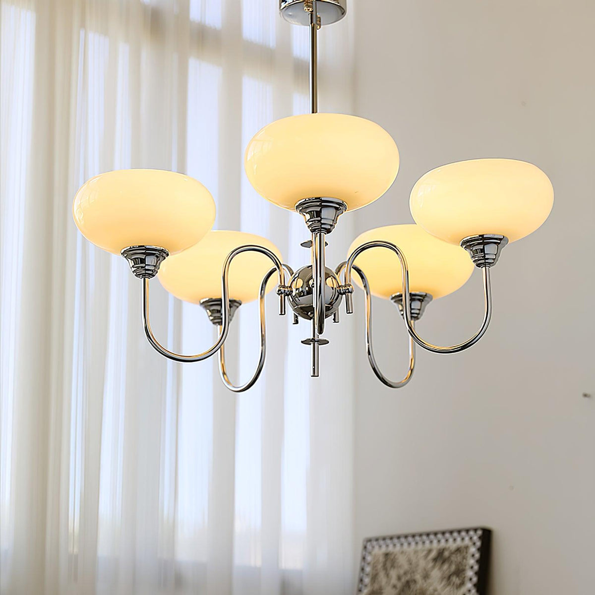 Creamy Persimmon Chandelier - ailampplus